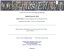 Tablet Screenshot of destiniesentwined.skeeter63.org